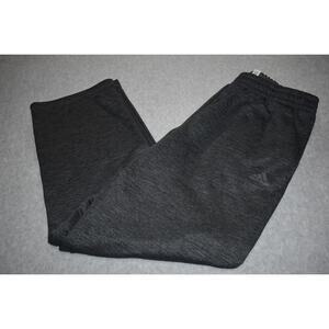 Adidas Gym Pants Mens Size Large Performance Polyester With Pockets Gray